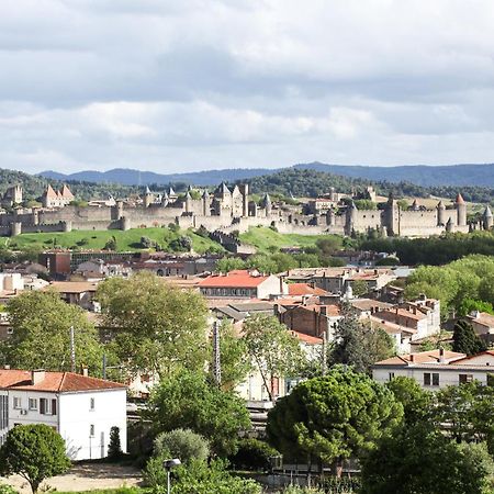 Studio Avec Parking Vue Sur La Cite De Carcassonne Luaran gambar